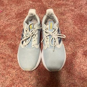 blue Adidas cloud foam comfort shoes